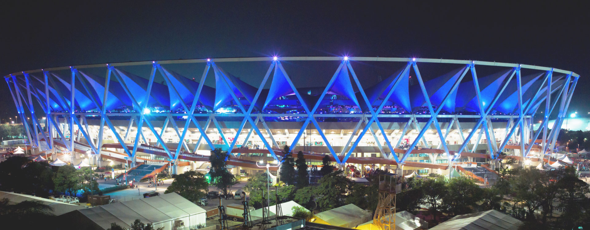 Jawahar Lal Nehru Stadium Roof