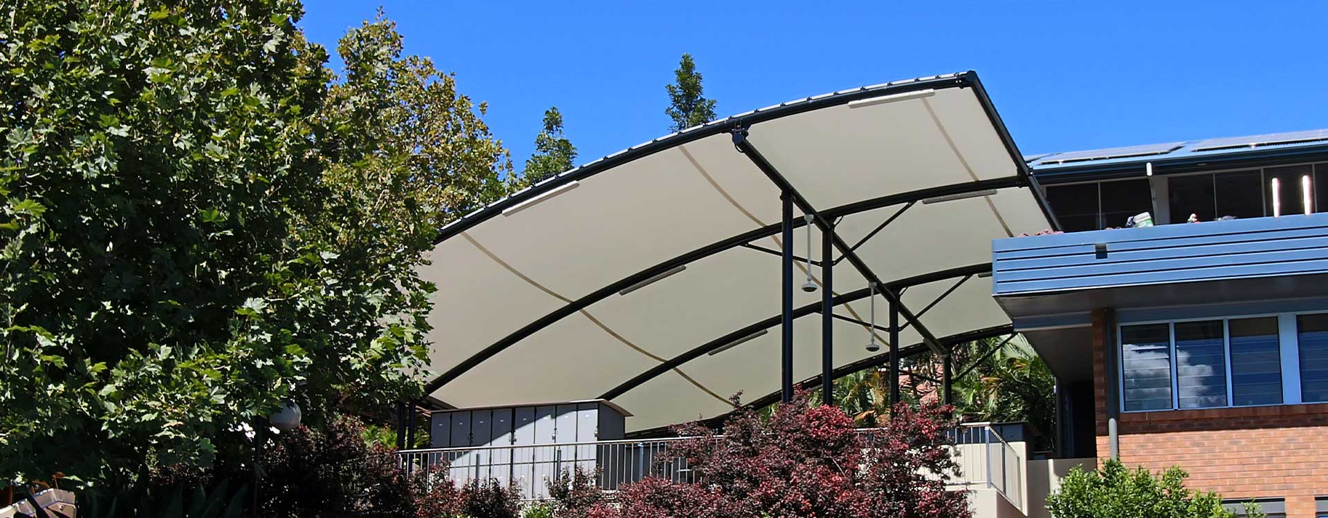 PTFE Shade Structure at St Peters in Brisbane