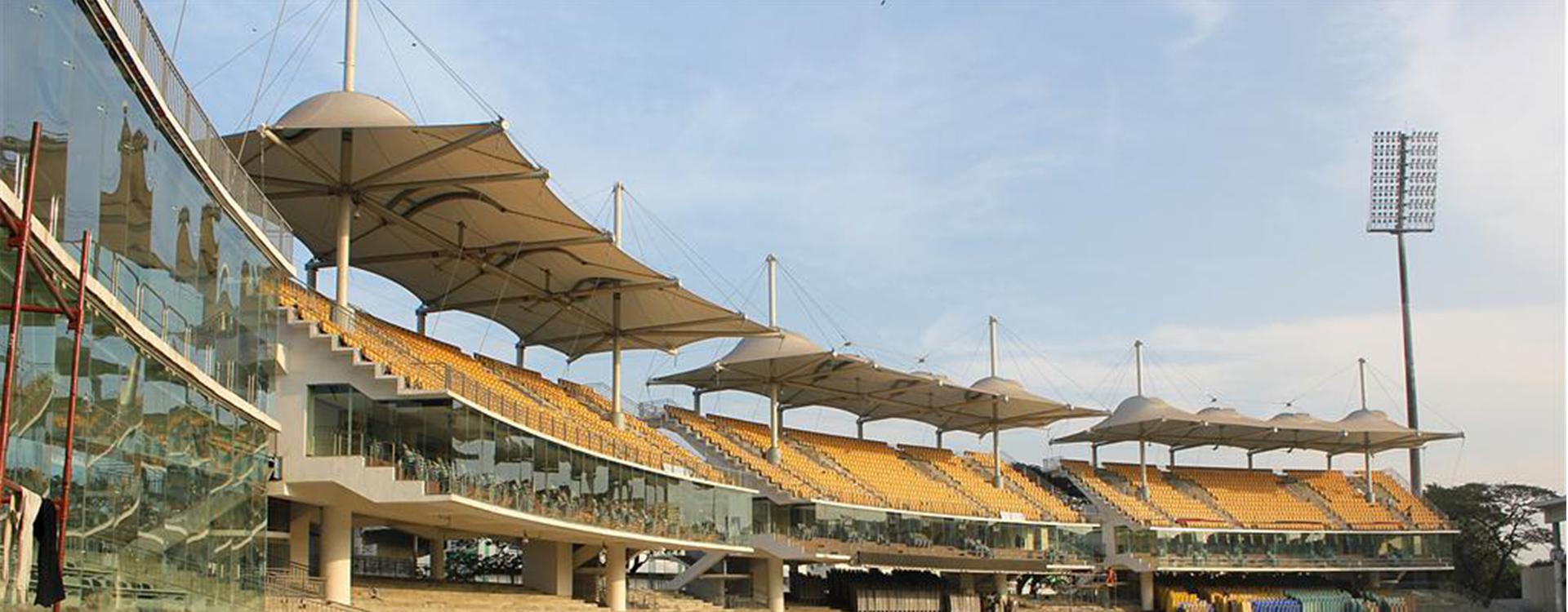 Case Study | Chepauk Stadium Grandstand | MakMax Australia