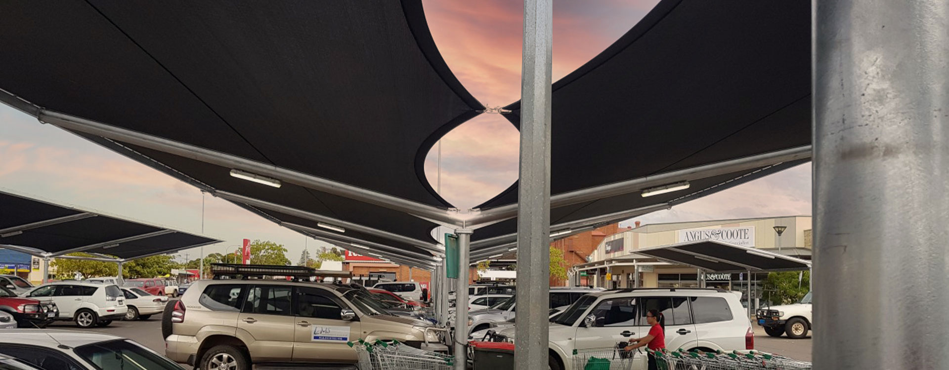 Kalgoorlie Central Carpark Shade