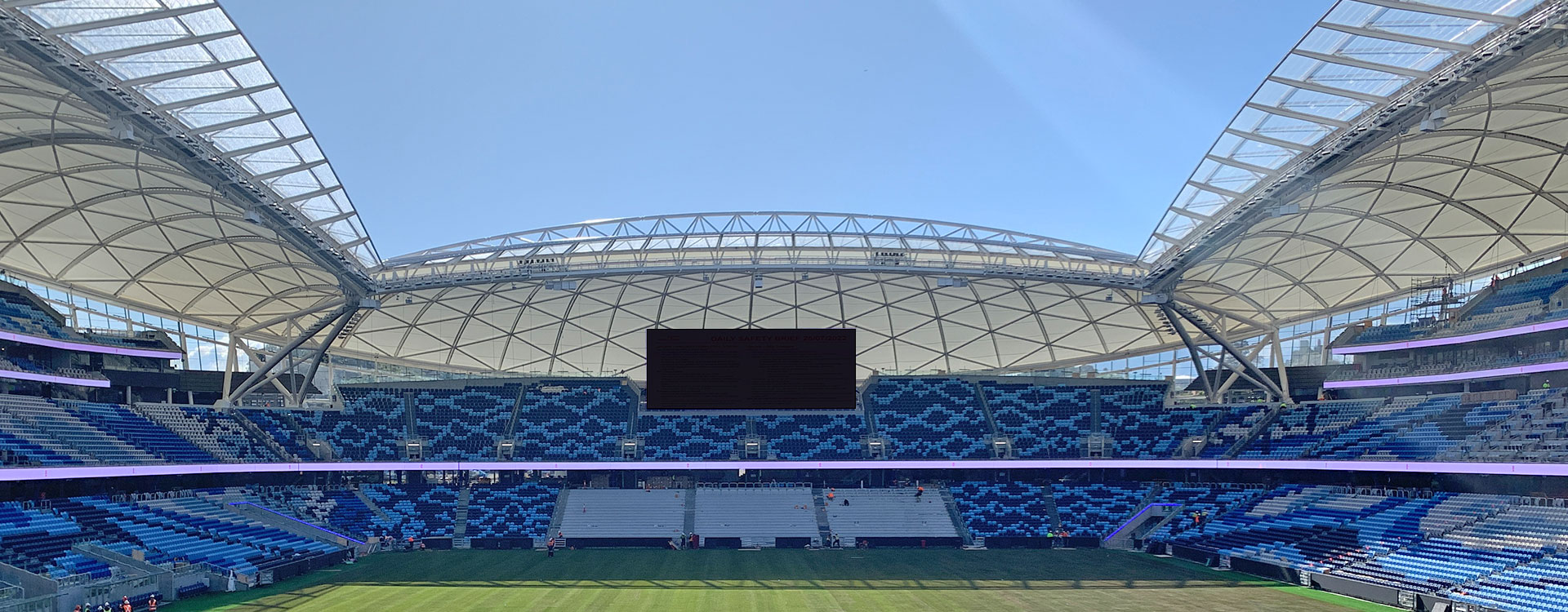 View of the Sydney Football Stadium Roof