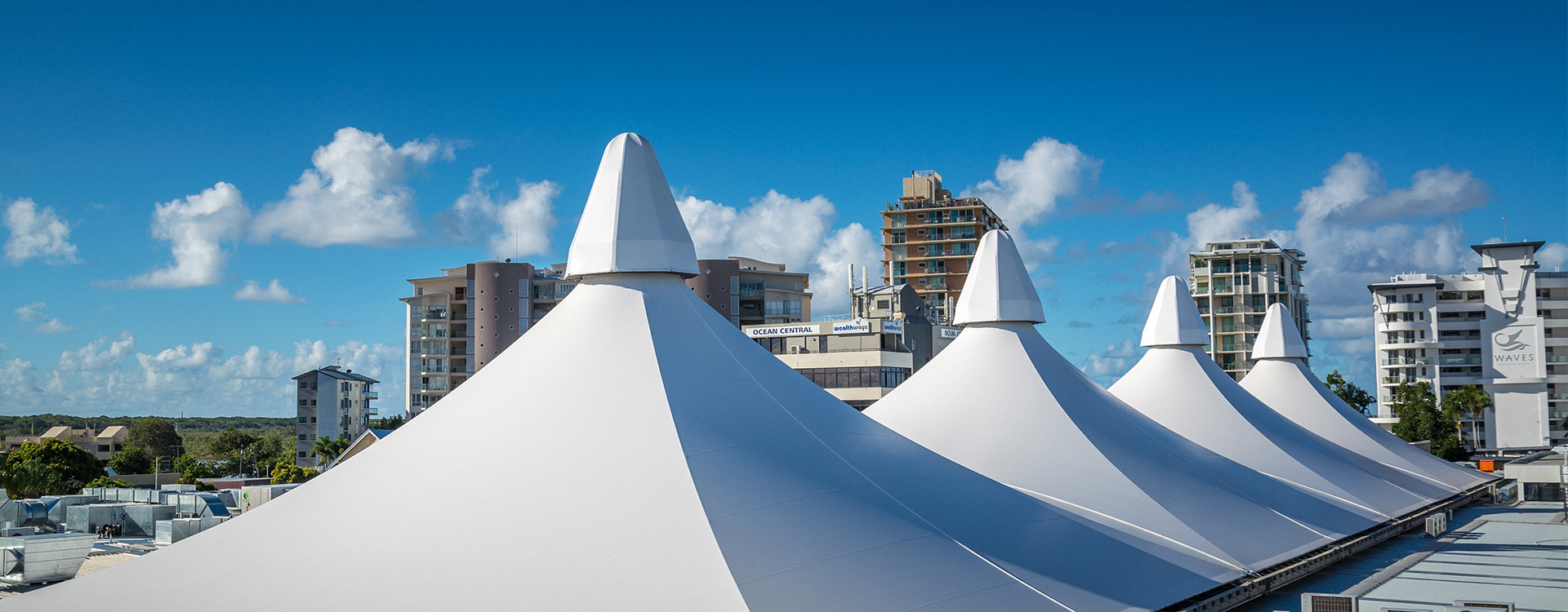 Big Top iconic fabric sails, Sunshine Coast