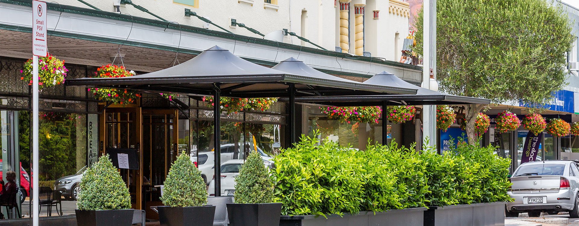 Heretaunga Street Shade Structures