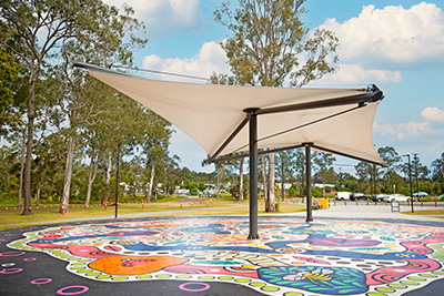 Kingston Butter Factory Quasar shade structure