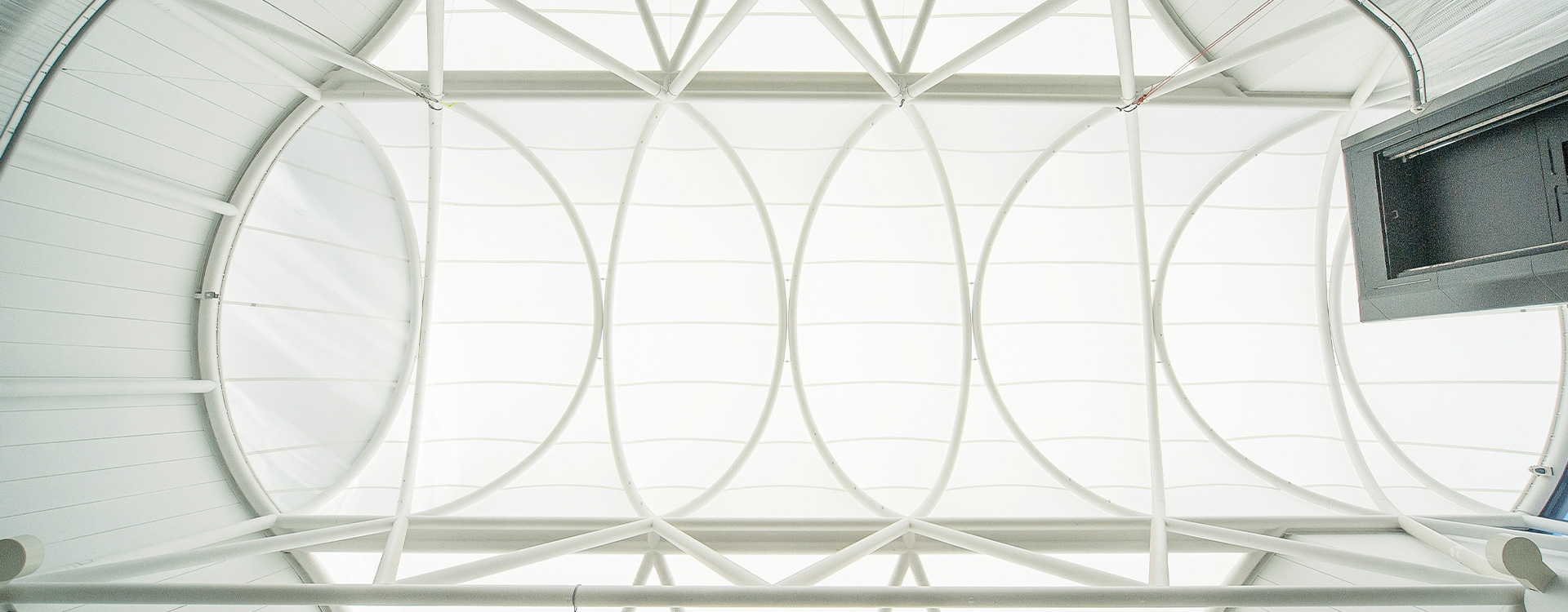 Toowong Village Atrium seen from below