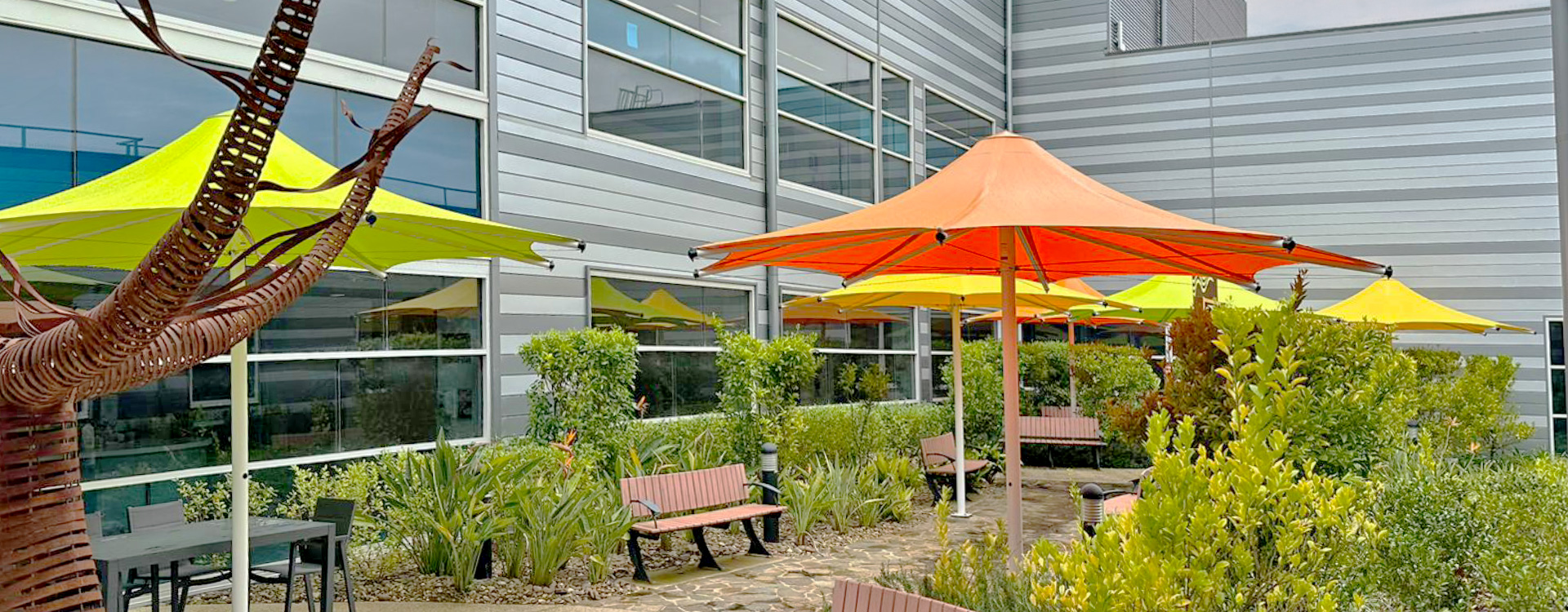 Echuca Regional Health Architectural Umbrellas