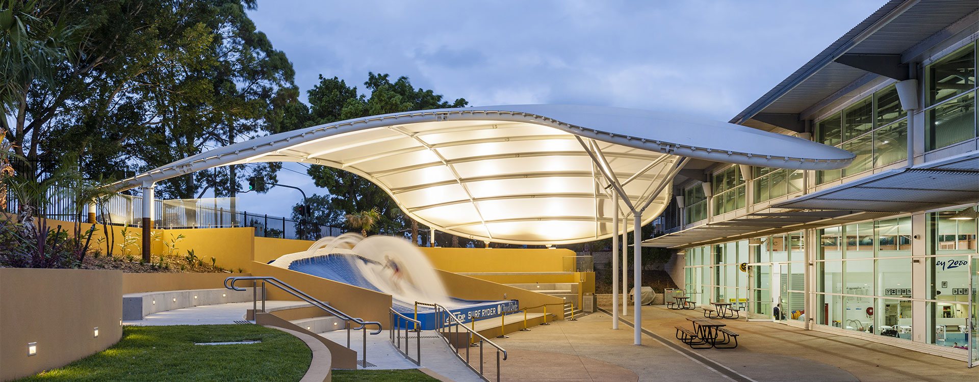 Ryde Aquatic Centre PTFE Shade Structure