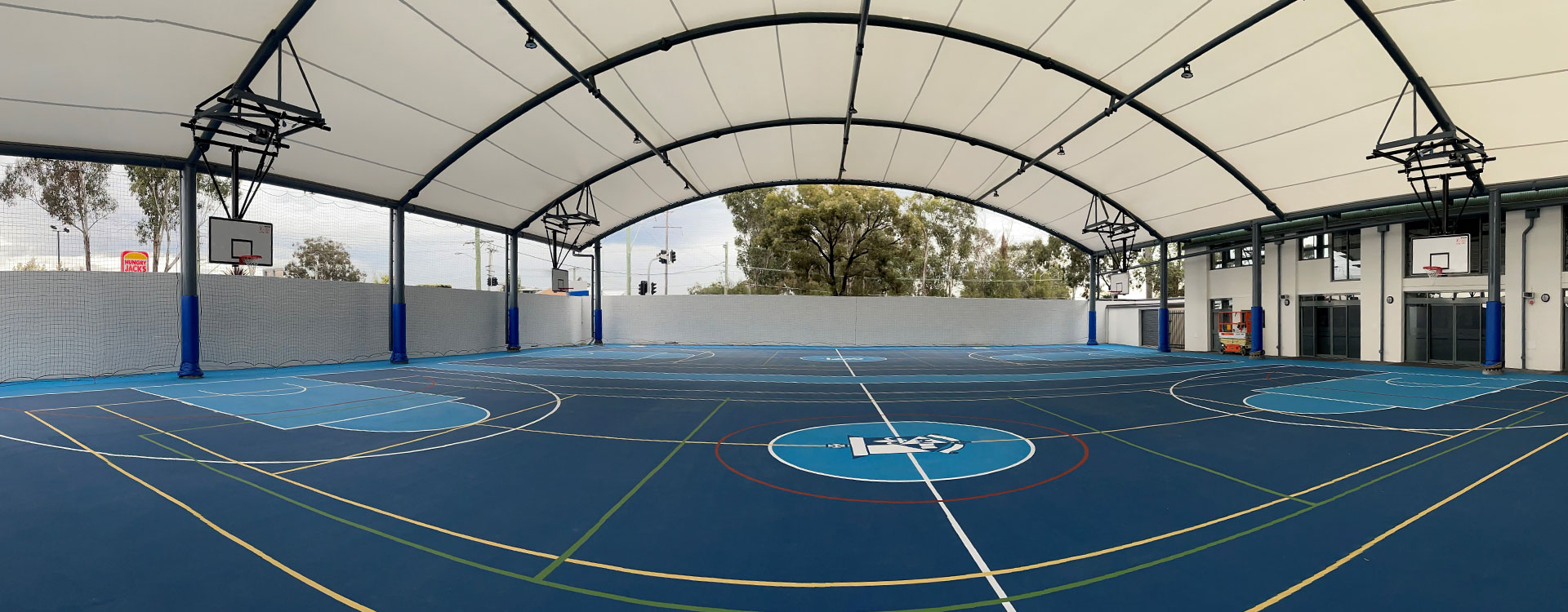 St Dominic's College Sport Court Canopy