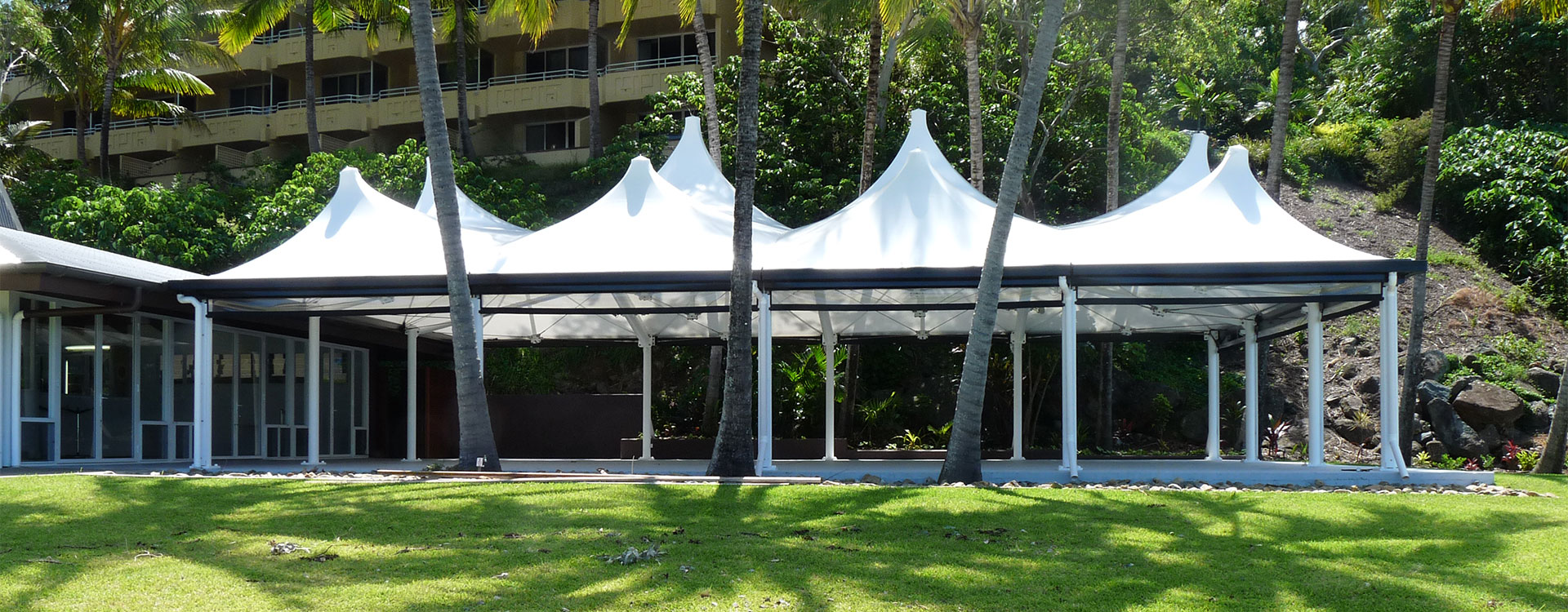 Hamilton Island Outrigger Membrane Marquee