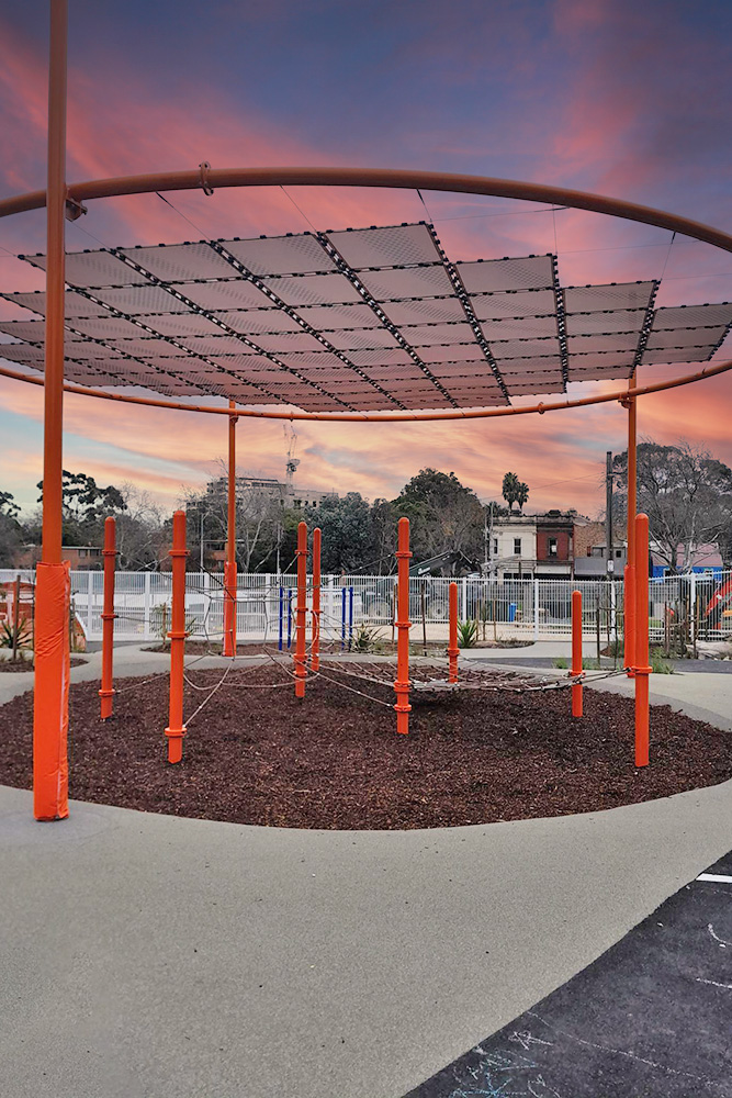 Case Study | North Melbourne Circle Shade Structures | MakMax Australia