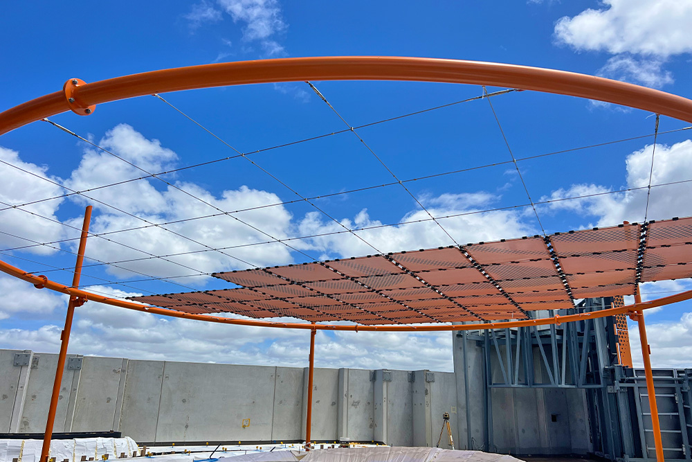 Case Study | North Melbourne Circle Shade Structures | MakMax Australia