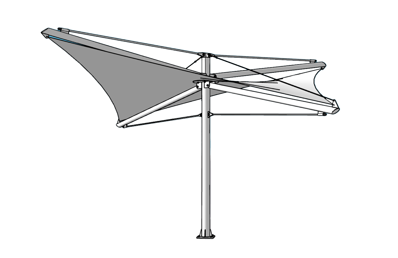 Quasar Modular Shade Structure 3D