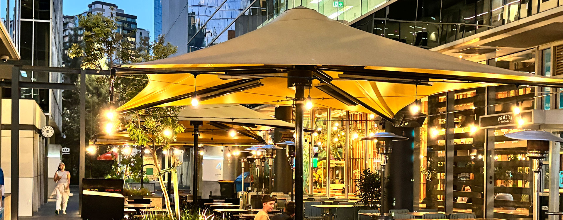 Riverside Quay Umbrellas