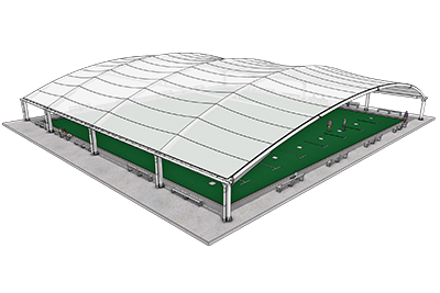 Flatback Bowling Green Canopy | Lawn Bowls Dome